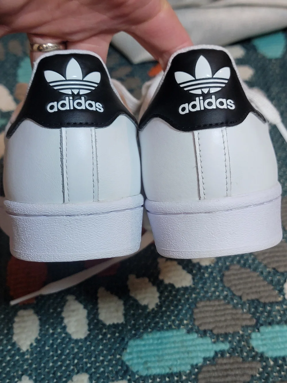 adidas Superstar Size 7.5 In White And Black
